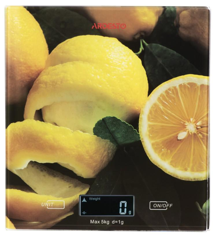 Ваги кухонні Ardesto SCK-893-lemon електронні Жовтий (GR-04405)