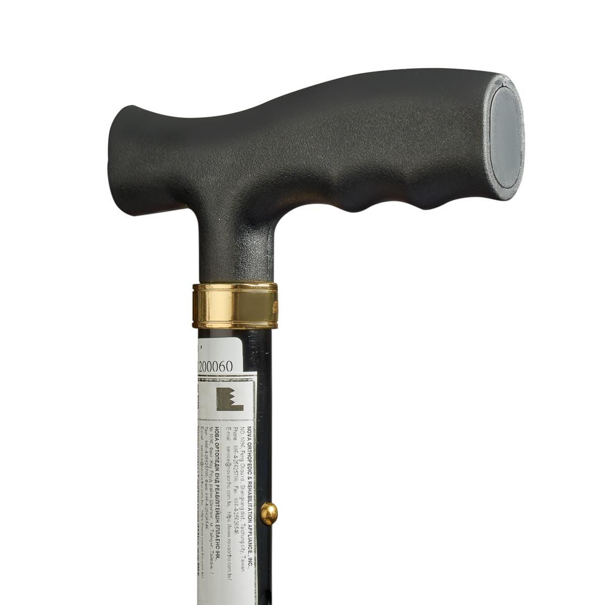 Трость складная Nova B3050 с Т-образной ручкой Черный (27830703) - фото 5 Трость складная Nova B3050 с Т-образной ручкой Черный (27830703) - фото 5