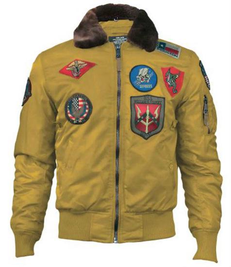 Бомбер Top Gun B-15 with patches XL Wheat (TGJ1542PWXL)