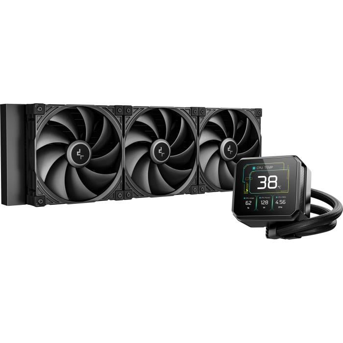 Система водяного охлаждения Deepcool Spartacus 420 420 мм 350 Вт 3,4" IPS 2000 об/мин Black (R-SPT420-BKDSMP-G-1)