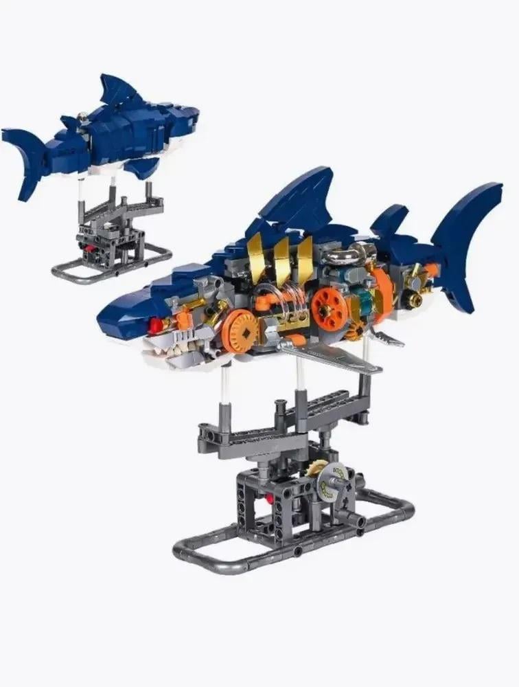 Конструктор Shark Machinery Кіборг Акула механічний двосторонній (13054) - фото 2 Конструктор Shark Machinery Кіборг Акула механічний двосторонній (13054) - фото 2