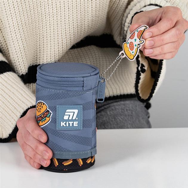 Пенал KITE Crazy Street Food (K25-684-1) - фото 3 Пенал KITE Crazy Street Food (K25-684-1) - фото 3