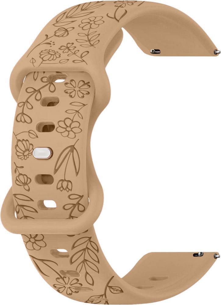 Ремінець силіконовий Blossom для Samsung Galaxy Watch5 40 мм Light Brown (41630-45)