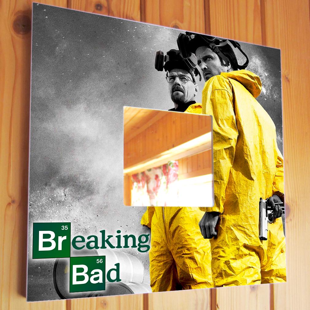 Зеркало декоративное Сериал "Breaking Bad" 260х260 мм (M00972) Зеркало декоративное Сериал "Breaking Bad" 260х260 мм (M00972)
