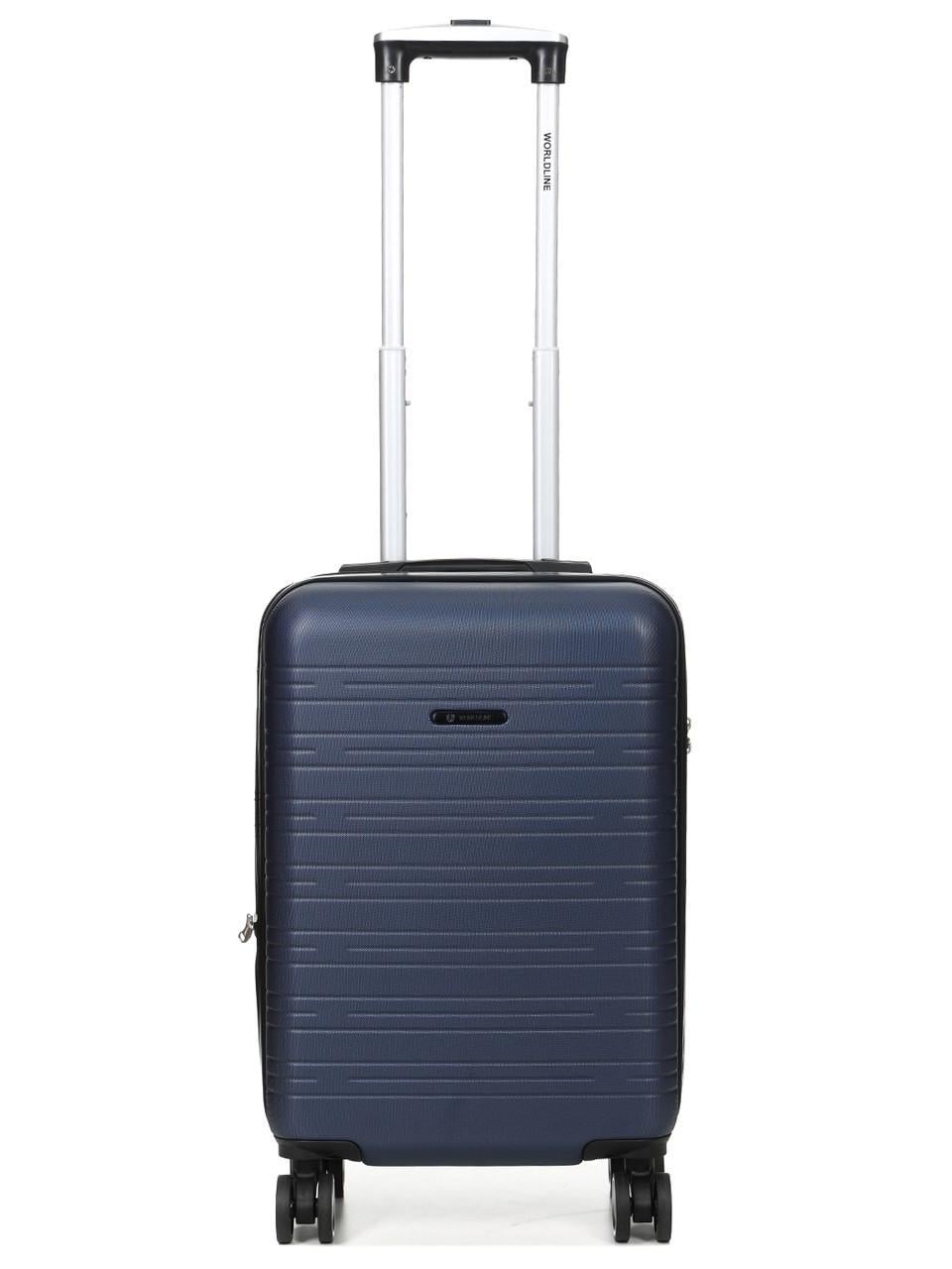 Чемодан Франция малый Worldline S 55х35х20+3 см 38 л 2,6 кг Синий (627)
