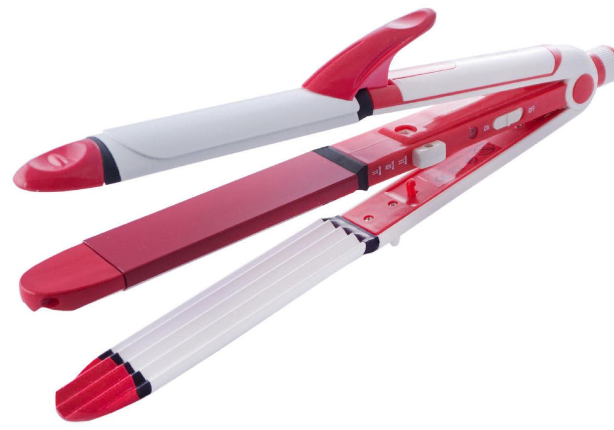 Мультистайлер для волос Pro Gemei GM-1958 3в1 с насадками (1634638808) Мультистайлер для волос Pro Gemei GM-1958 3в1 с насадками (1634638808)