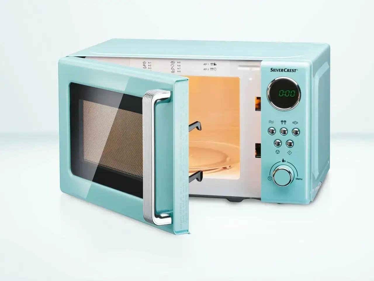 Мікрохвильова піч SilverCrest SMWC 700 B3 17 л 700 Вт М'ятний (SMWC-700) - фото 2
