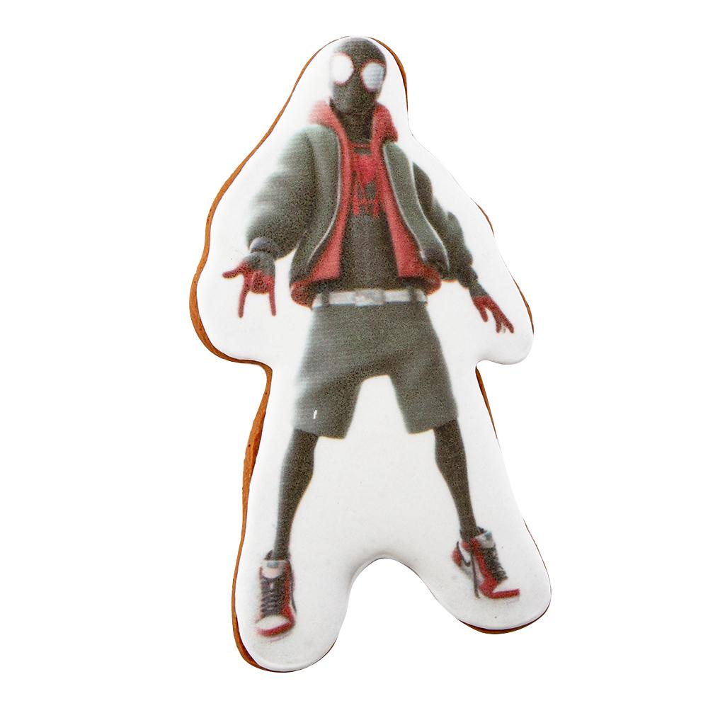 Пряник с принтом Крафт печиво Человек-паук Вокруг вселенной Майлз Моралес №2 45 г