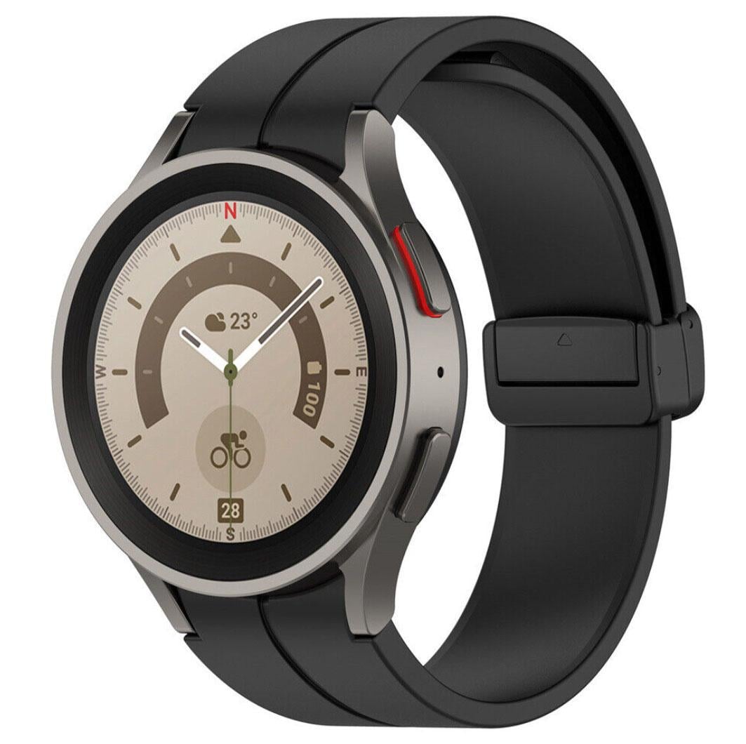 Ремешок Primolux Magnetic Silicone для часов Samsung Galaxy Watch 4/Watch 5/Watch 5 Pro S/M Black (1808225424)