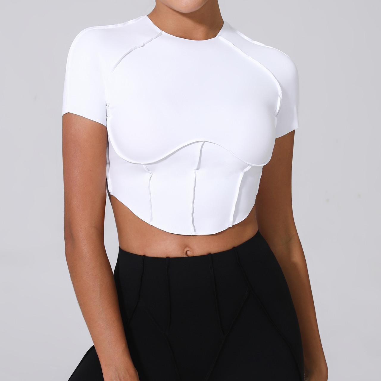 Топ-футболка U-образная M Белый (RPX02M)