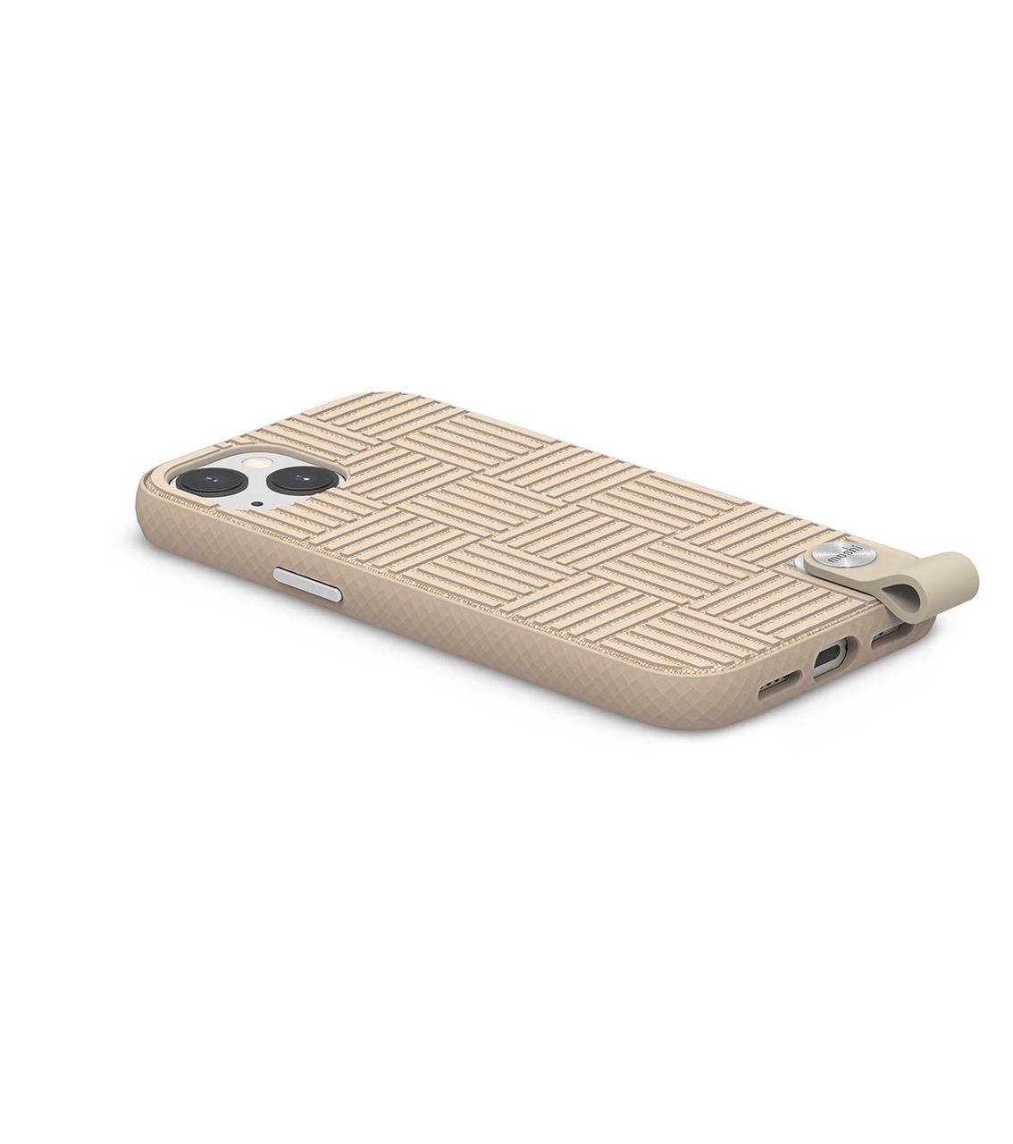 Чехол-накладка Moshi Altra Slim Hardshell Case with Wrist Strap for iPhone 13, Sahara Beige (99MO117702) - фото 3