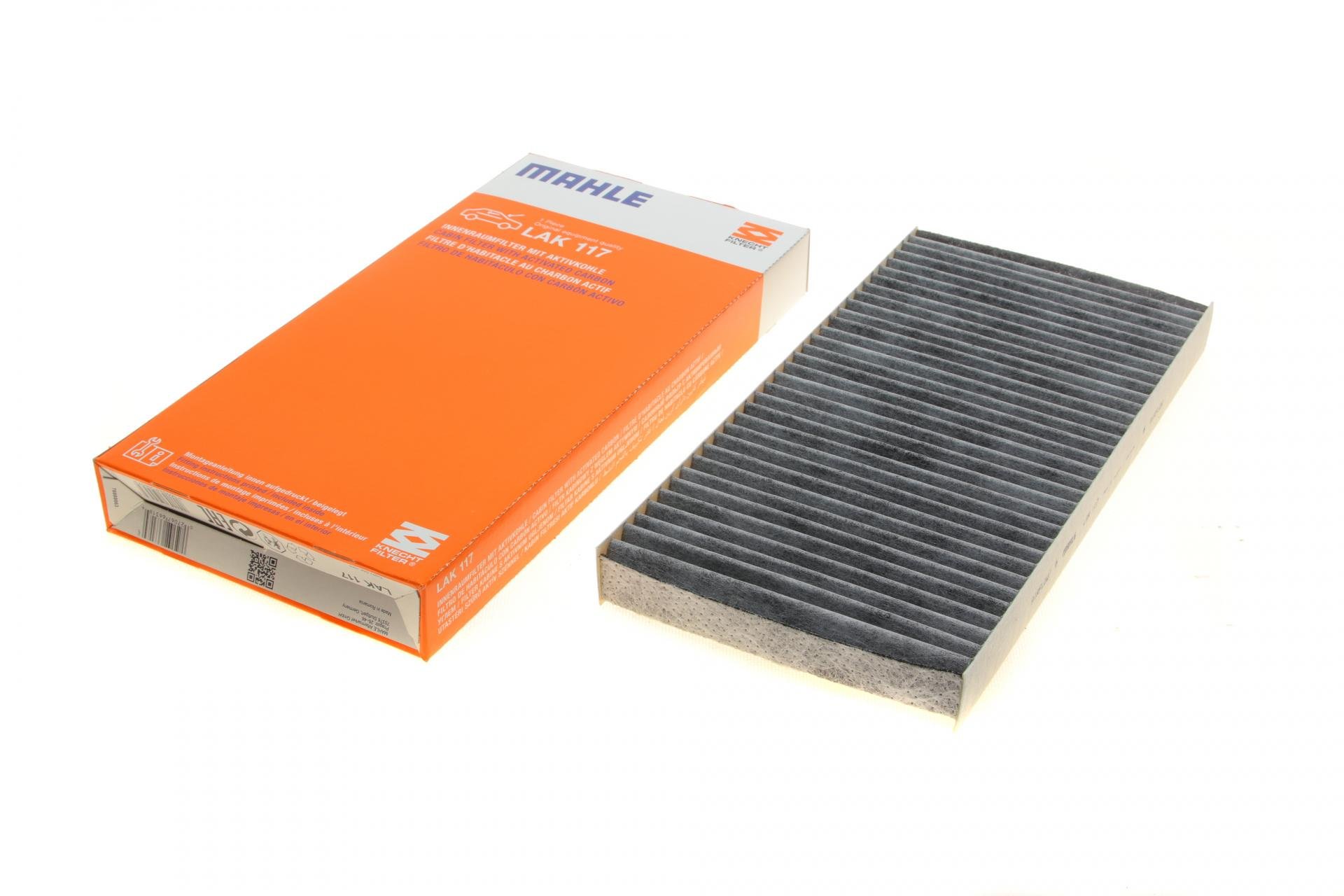 Фильтр салона KNECHT для Opel Combo 1,3CDT/1,7DI/CDTI 01- угольный (LAK 117)