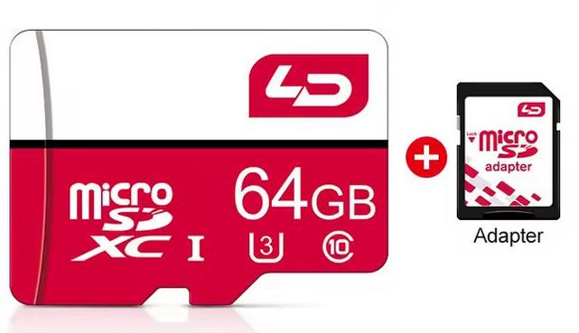 Карточка памяти LD 64 Gb MicroSD скорость до 120 мб/сек класс 10/U3 64Gb (1582) - фото 2 Карточка памяти LD 64 Gb MicroSD скорость до 120 мб/сек класс 10/U3 64Gb (1582) - фото 2