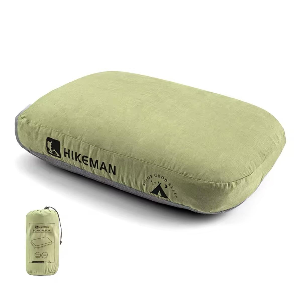 Подушка с памятью Hikeman Soft Rebound Memory Foam Pillow Camping Travel Зеленый Подушка с памятью Hikeman Soft Rebound Memory Foam Pillow Camping Travel Зеленый