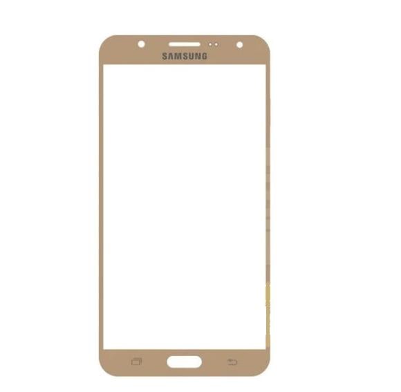 Скло для переклейки дисплея для телефона Samsung J7 J700 Золотий (000018832)