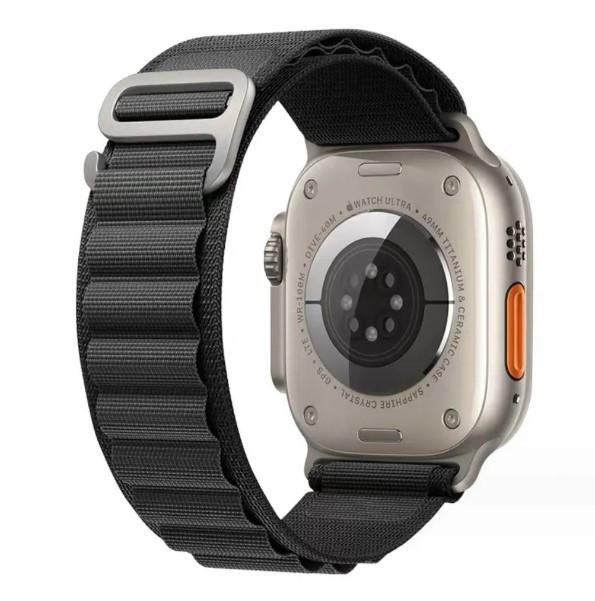 Ремінець для годинника Alpine Loop для Apple Watch 42/44/45/49 мм Black