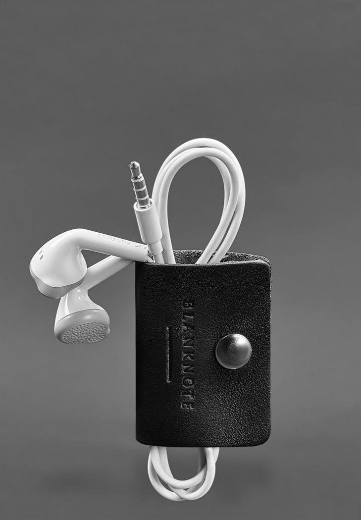 Холдер кожаный для наушников и проводов 2.0 Черный (A-026801) - фото 4 Холдер кожаный для наушников и проводов 2.0 Черный (A-026801) - фото 4