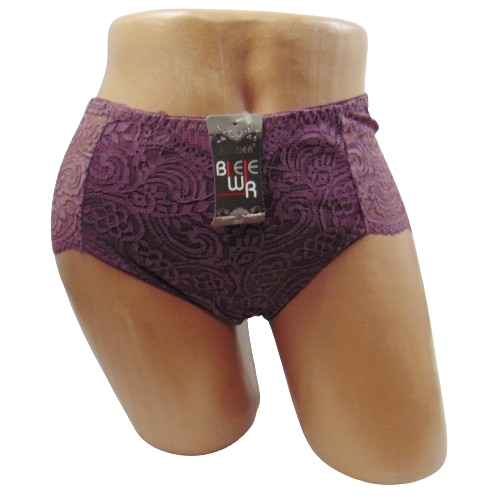 Трусы кружевные Biweier 5016 XL Фиолетовый