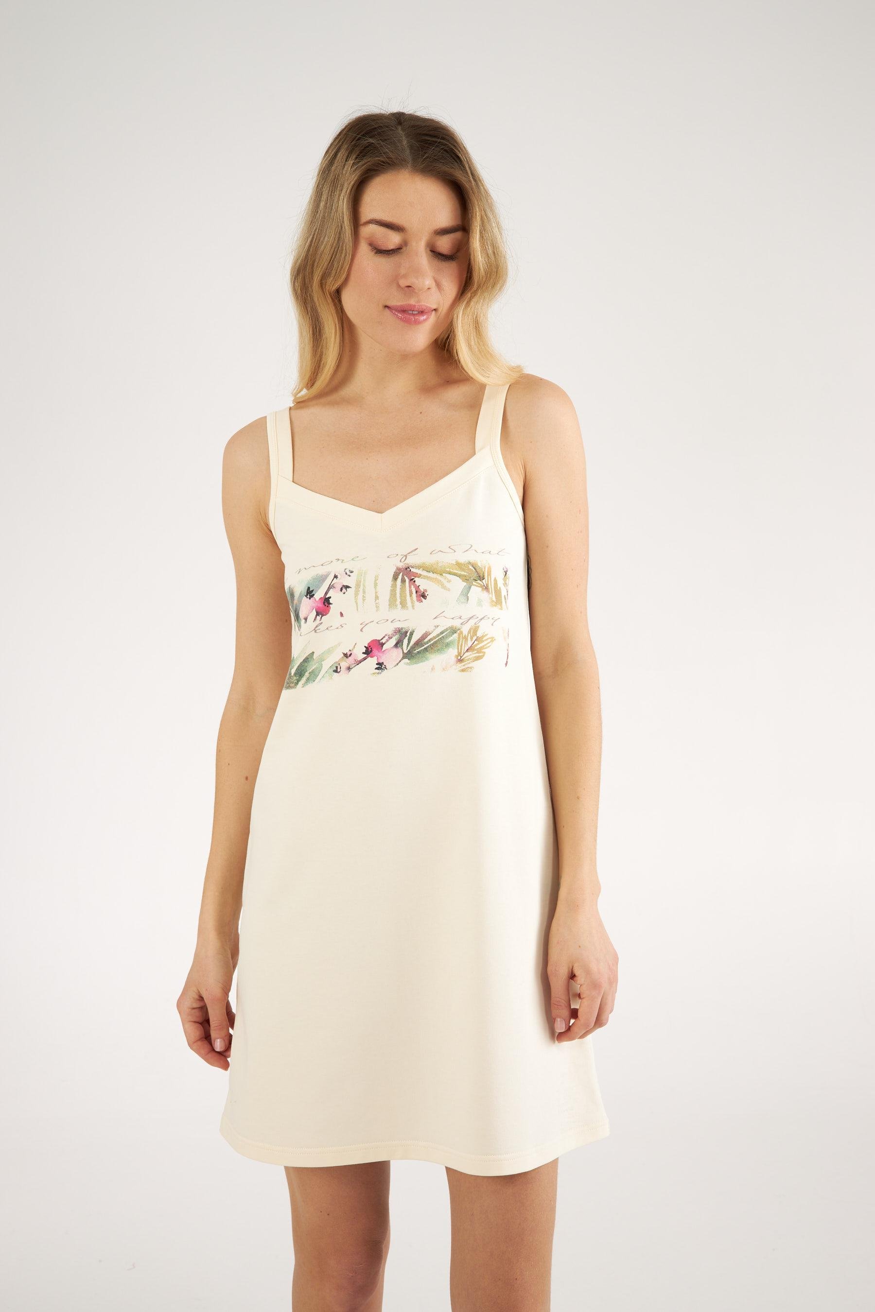 Ночная женская рубашка Ellen shypshyna ldk 117/00/04 S Бежевый