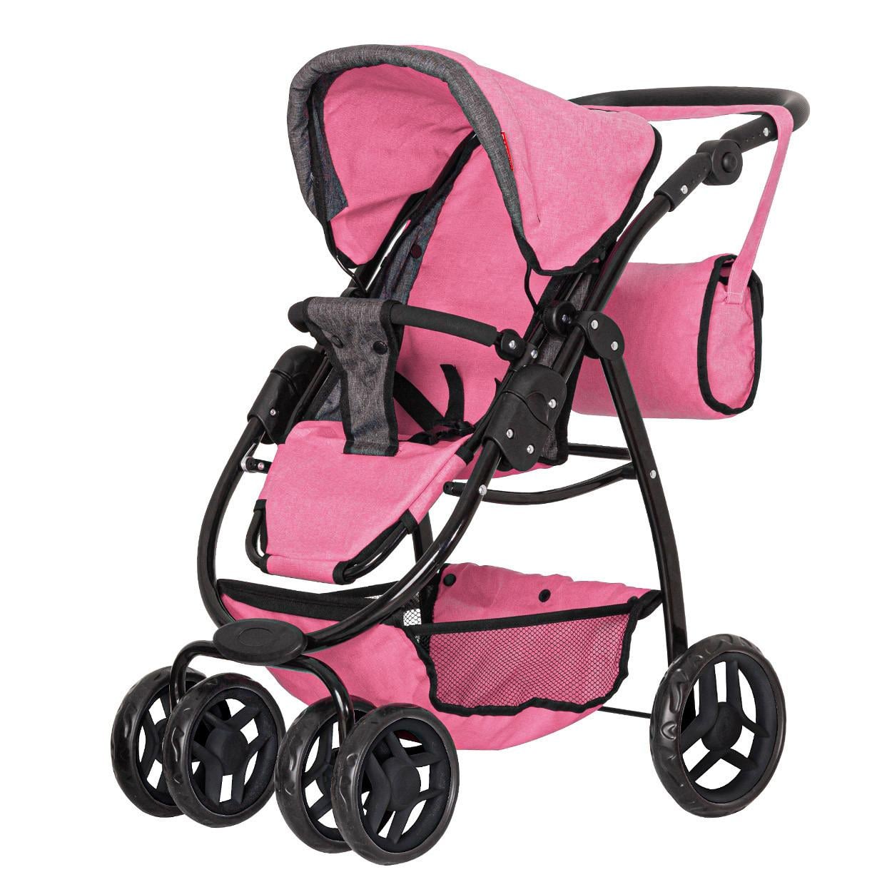 Лялькова коляска Carrello Avanti Pink (9662)