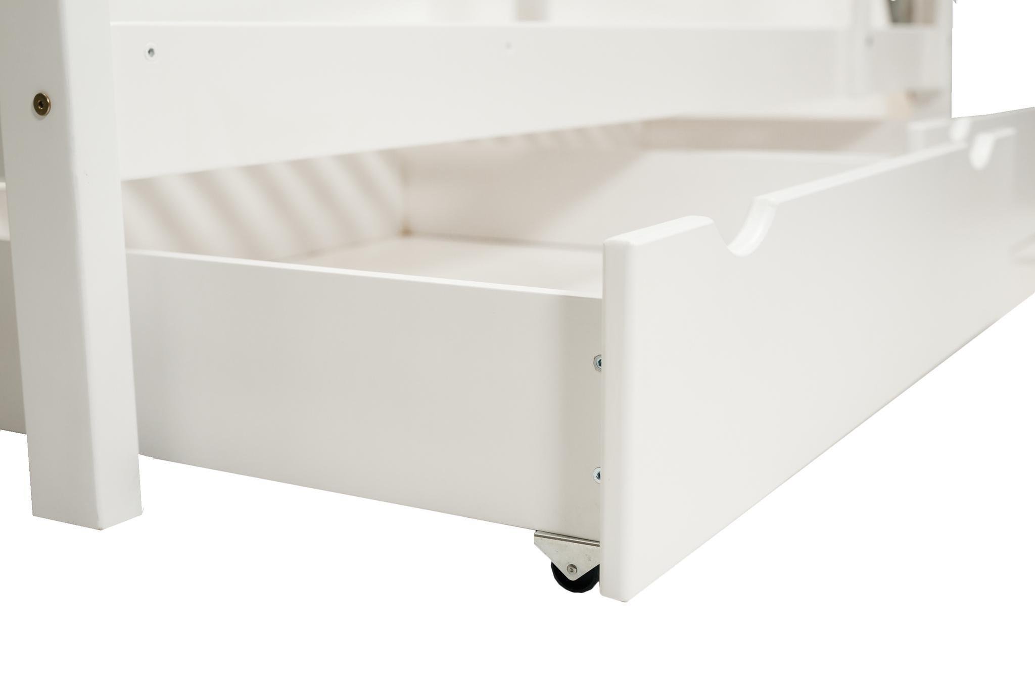 Ліжко підліткове двоярусне Goydalka Tokyo з шухлядою 190x80 см Білий - фото 7 Ліжко підліткове двоярусне Goydalka Tokyo з шухлядою 190x80 см Білий - фото 7