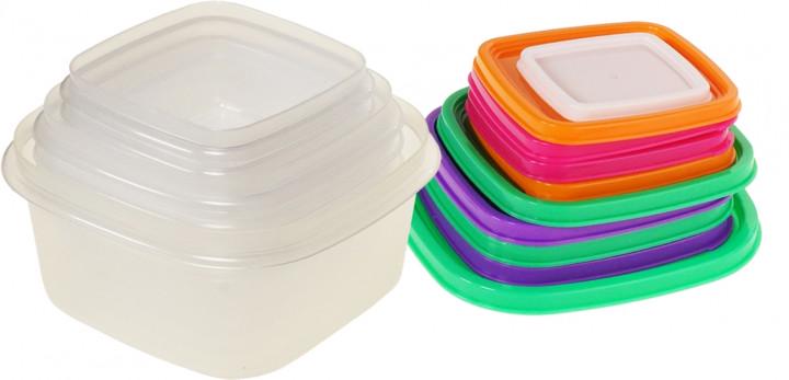 Набір харчових контейнерів Supretto 10 шт. (1280727812) - фото 2