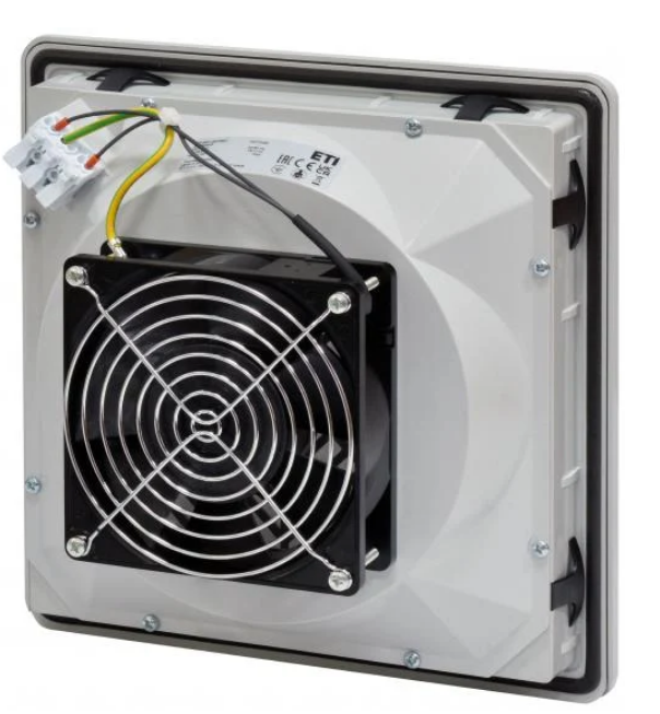Вентилятор с фильтром ETI EF-250-122-230V 122 м3/ч 230 В IP54 250x250x112 мм для шкафов Серый (1344013)