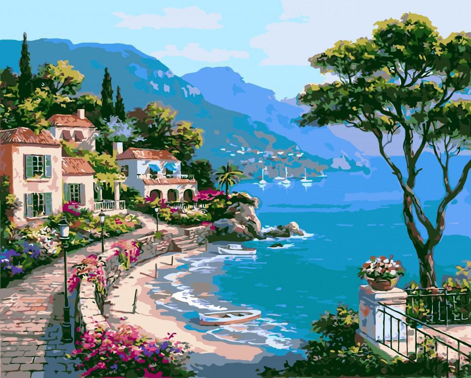 Картина за номерами Brushme Морське узбережжя 40x50 см (BK-GX6919) Картина за номерами Brushme Морське узбережжя 40x50 см (BK-GX6919)