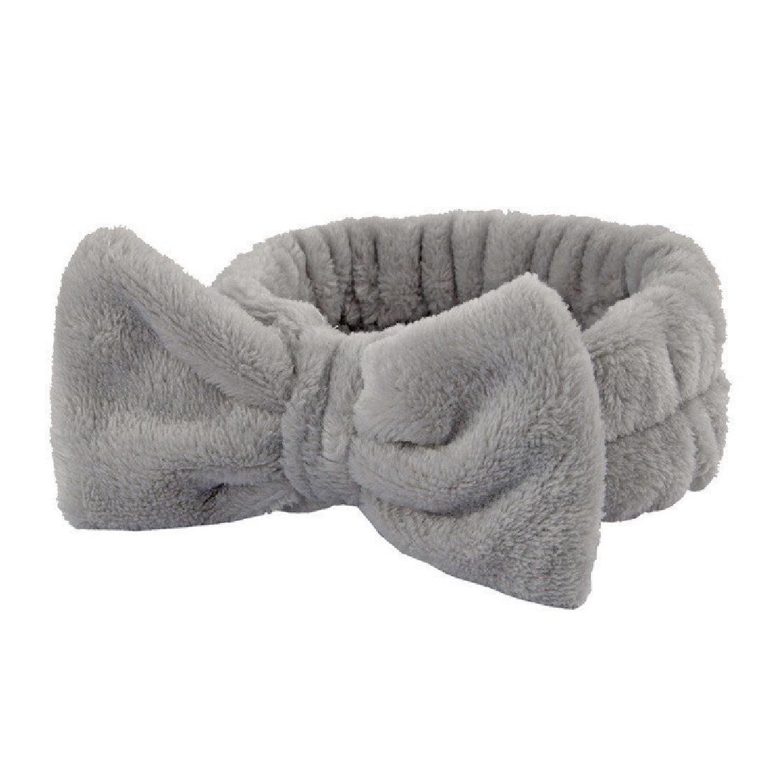 Косметична пов'язка на голову Сірий