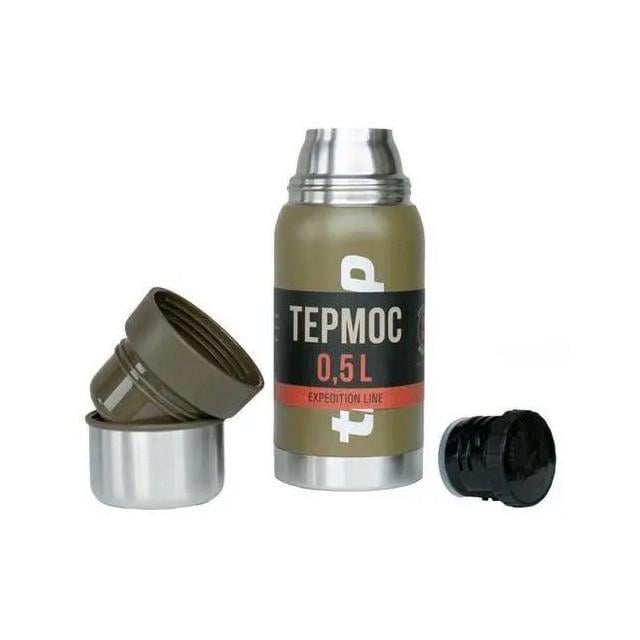 Термос питьевой Tramp Expedition Line 0,5 л Оливковый (UTRC-030-olive) - фото 4 Термос питьевой Tramp Expedition Line 0,5 л Оливковый (UTRC-030-olive) - фото 4