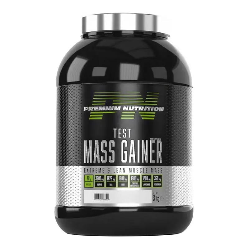 Гейнер высокобелковый PREMIUM Nutrition Test Mass Gainer Кофе-фраппе 3 кг (22647-01)