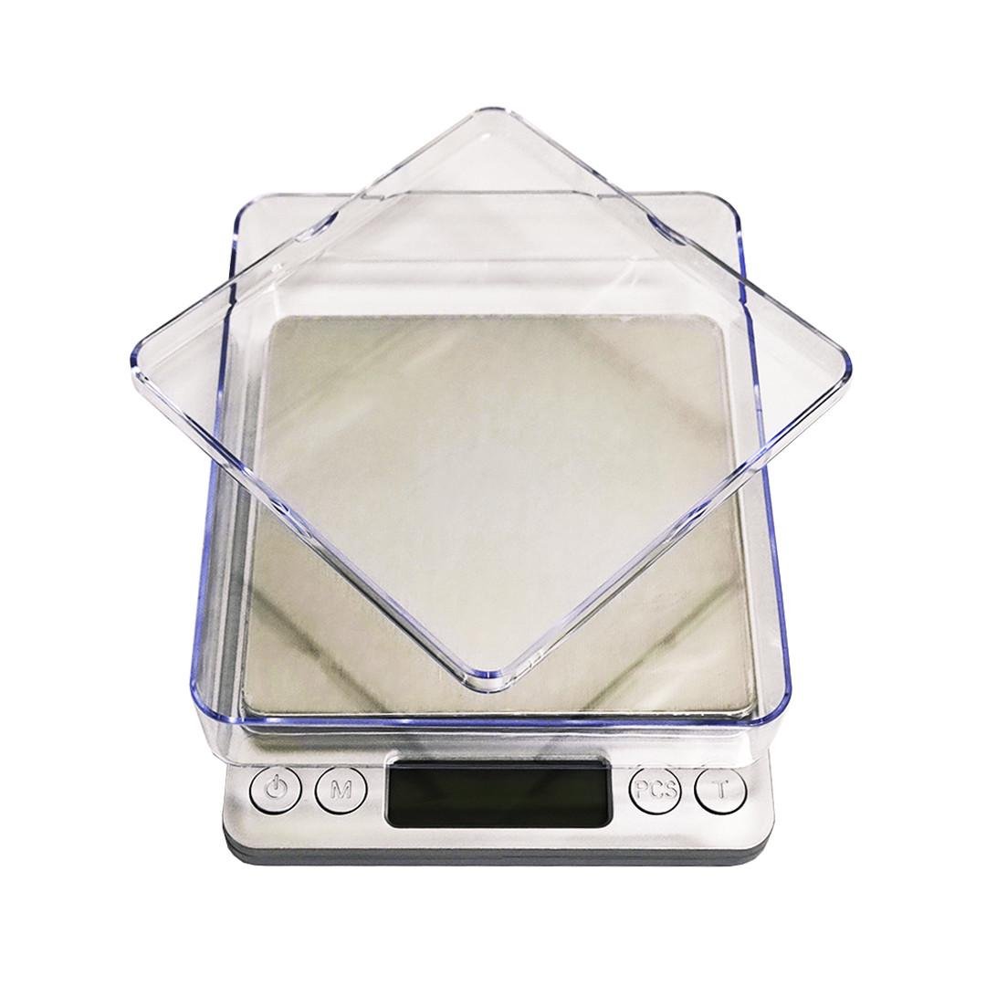 Ваги ювелірні електронні I-2000 500 г 0,01 г 2 чаші Срібний (jm0909) - фото 4 Ваги ювелірні електронні I-2000 500 г 0,01 г 2 чаші Срібний (jm0909) - фото 4