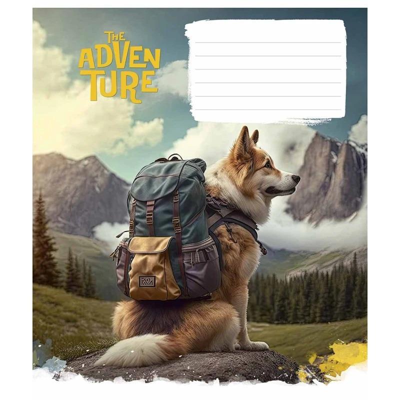 Школьная тетрадь в линейку Школярик 12 л. Разноцветный (NB-286-Z-306)