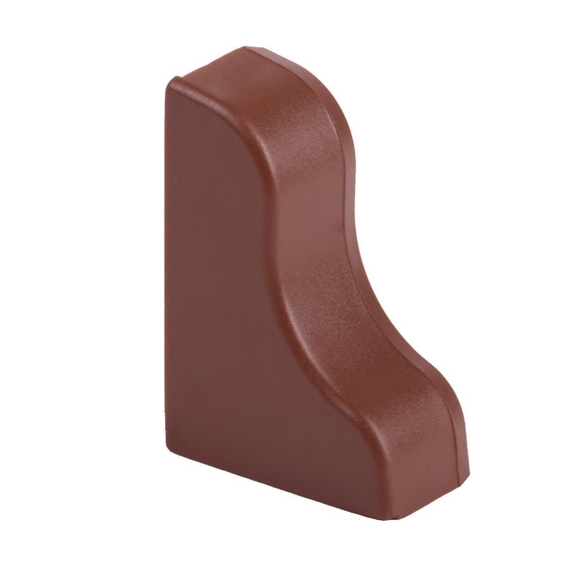 Заглушка левосторонняя KOPOS для плинтусного канала LP 35x25 мм ПВХ Дуб (8861 L_I2)