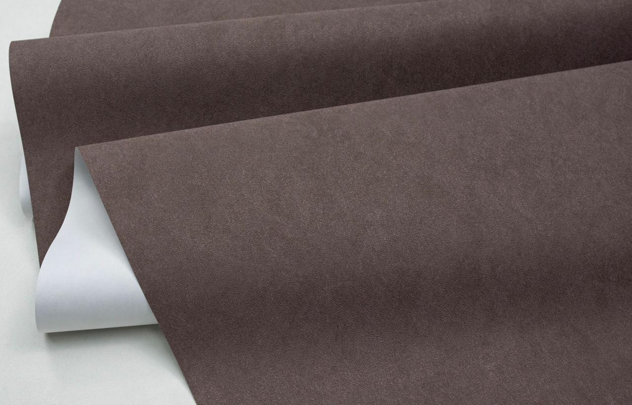 Обои флизелиновые SINTRA Rotondo UNI 520345 фон винил горячего тиснения 1,06х10,05 м Коричневый