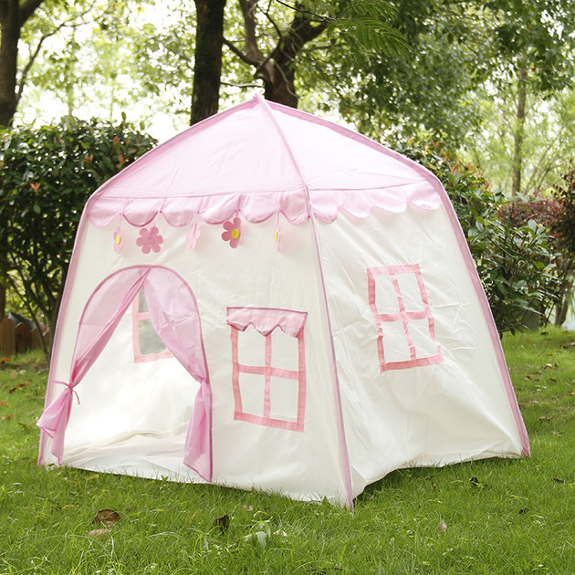 Намет детский домик складной Розовый - фото 4