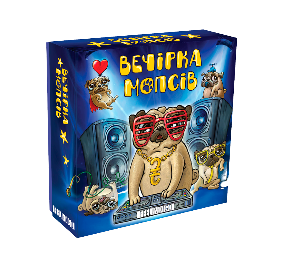 Настольная игра Вечеринка мопсов