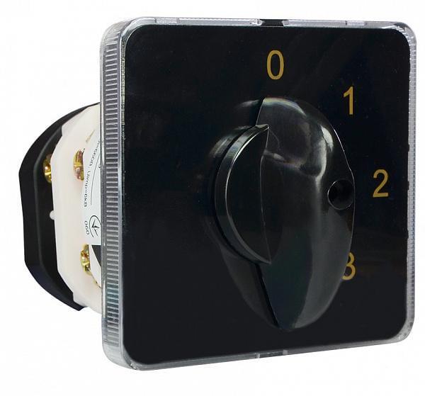 Переключатель пакетный АСКО-Укрем ПКП Е9 переключатель/выбор фазы 32А/2.841 0-1-2-3 32A 400V (A0110010035)