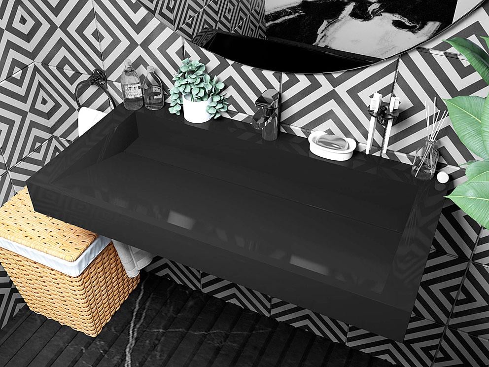 Умивальник підвісний Status Adler 100 Black (625) - фото 2