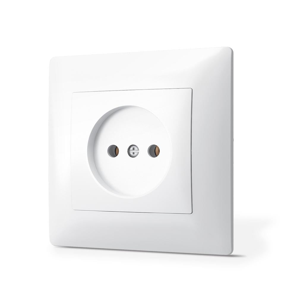 Розетка одинарная TITANUM STANDARD Белый (12635)