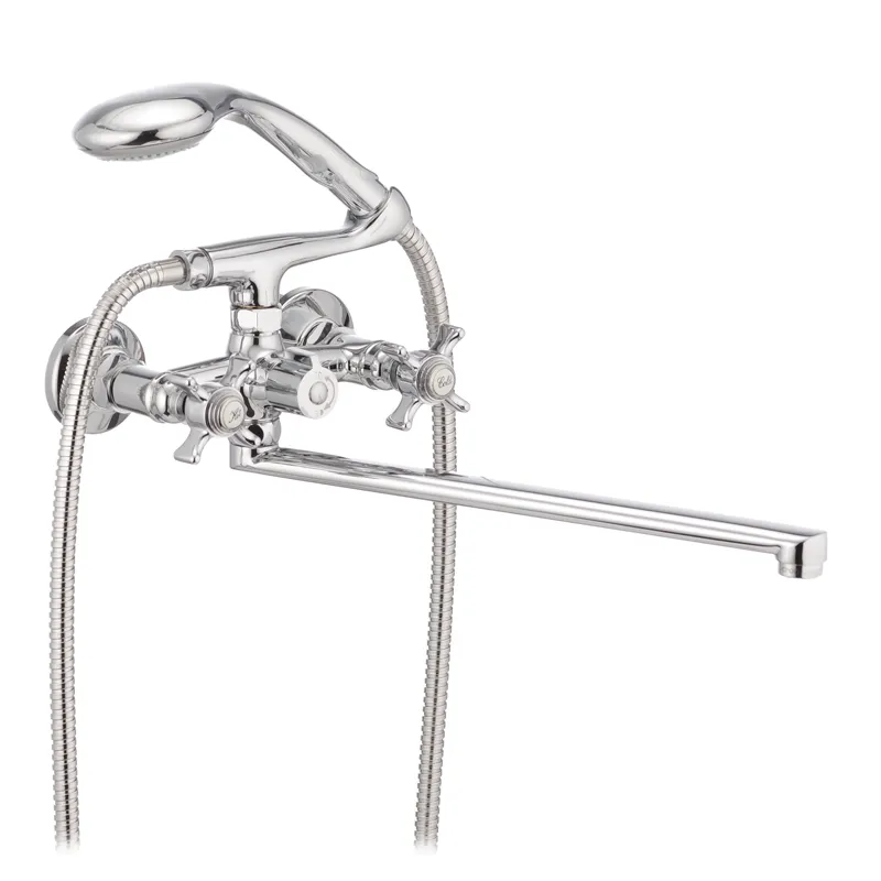 Смеситель для ванны Cron Zeus 140 Хром (CR0852)