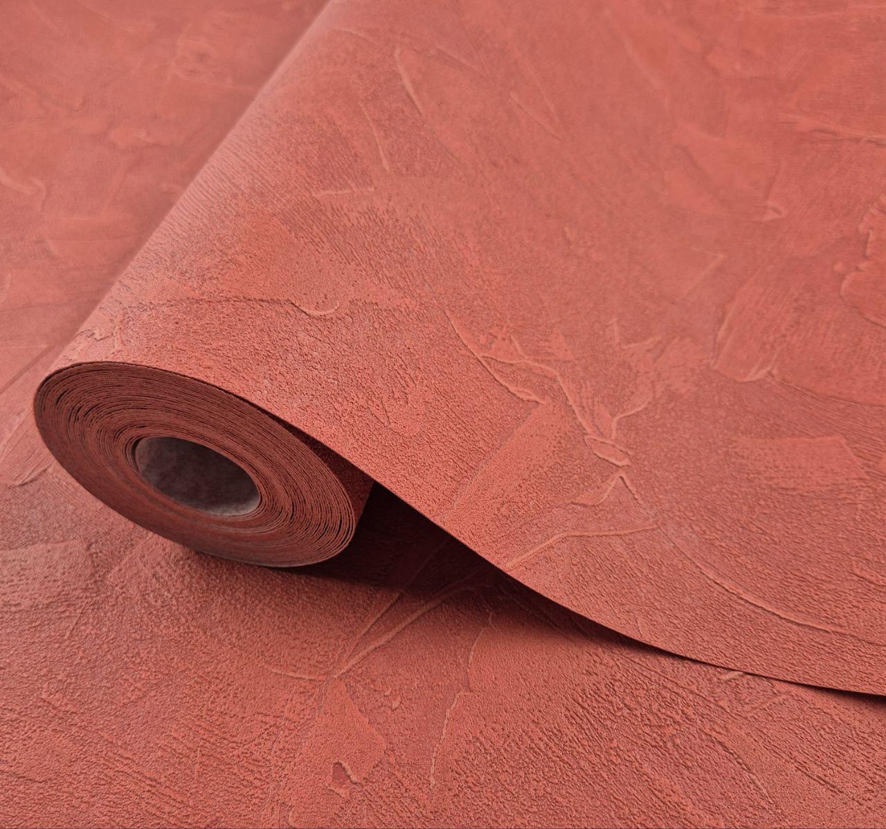 Обои виниловые на флизелине Marburg 75307 0,53х10,05 м Терракотовый (2785922219)