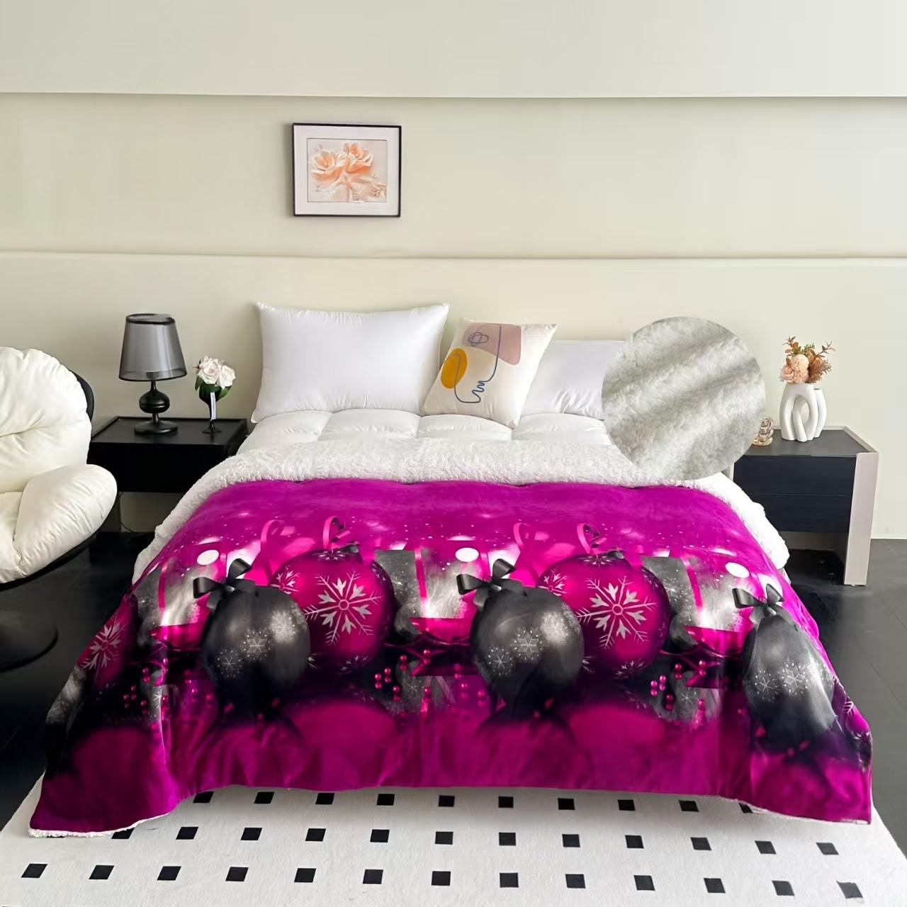 Покрывало-плед Велюр новогоднее 200x230 см (22332901)