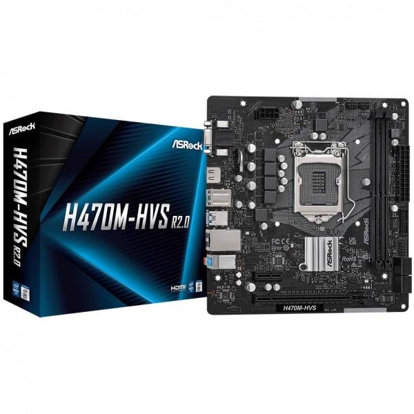 Материнська плата ASRock H470M-HVS R2.0 (12773560) - фото 5