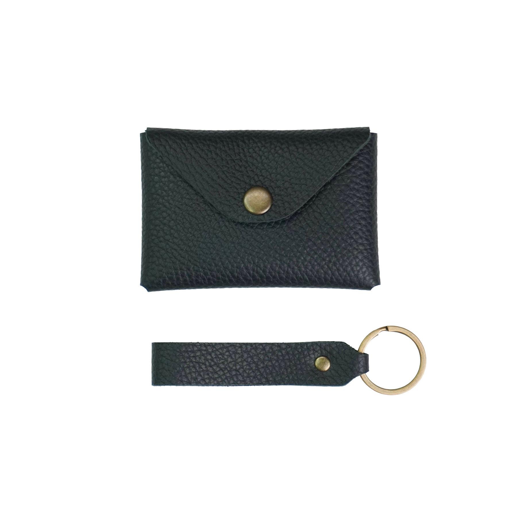 Гаманець шкіряний Флотар Mini-01 Чорний Гаманець шкіряний Флотар Mini-01 Чорний