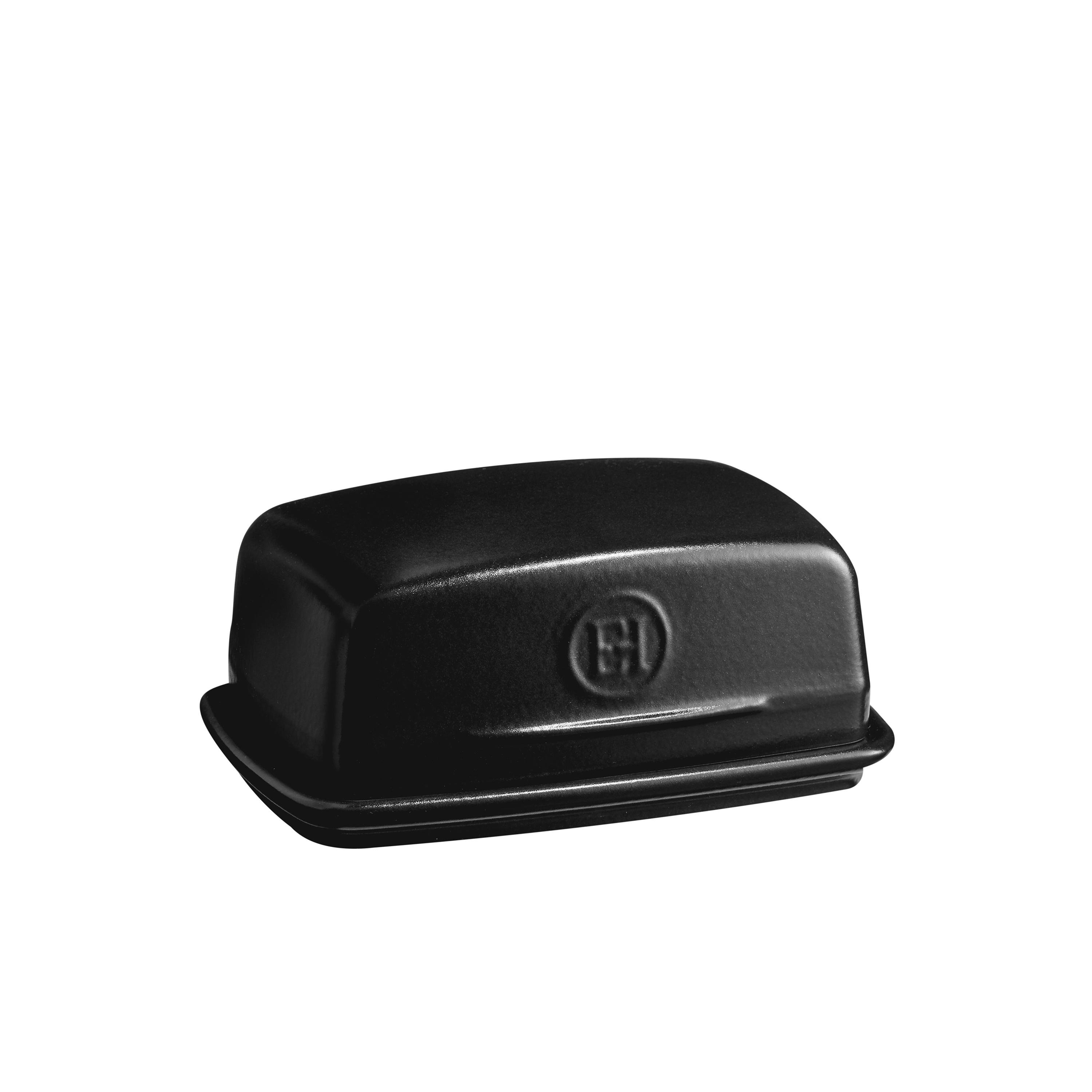 Масленка Emile Henry Kitchen Tools 0,4 л 17х11х7,5 см Черный (4f75665f)