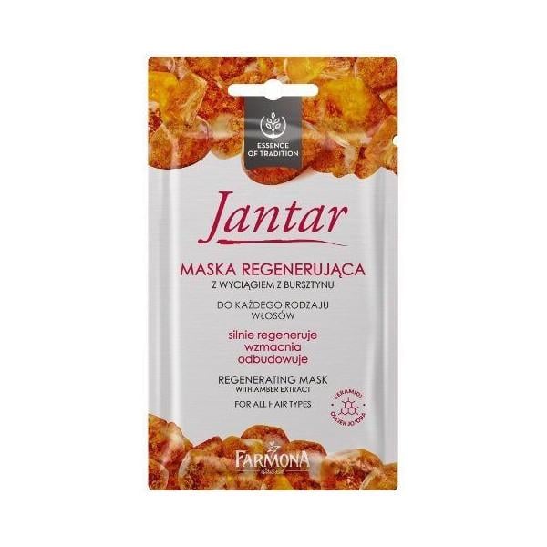 Регенерирующая маска Jantar янтарно для всех типов волос 20 г (5900117005064)