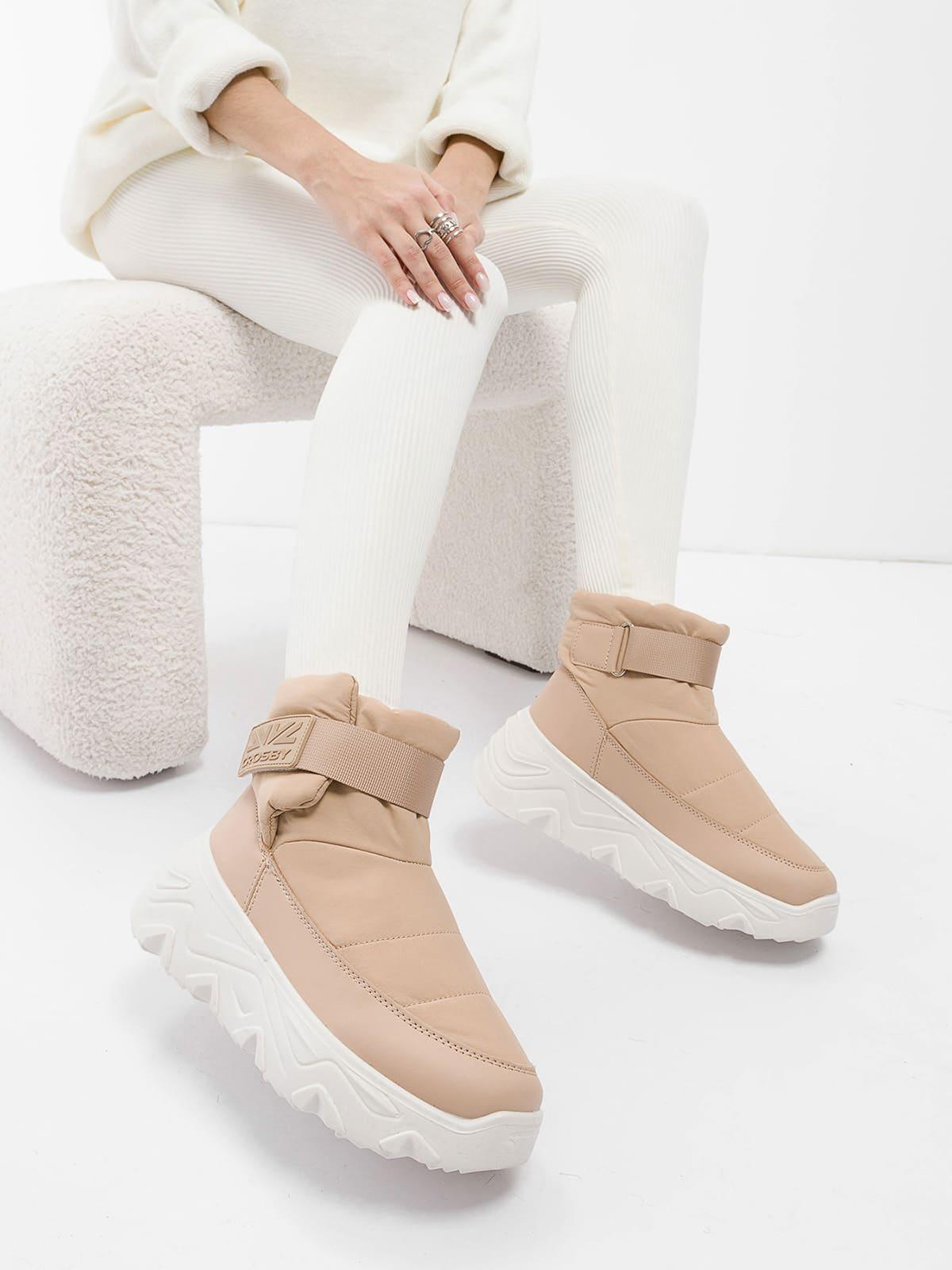 Напівчоботи жіночі утеплені Crosby 92458447 р. 40 Бежевий (24817136) - фото 5 Напівчоботи жіночі утеплені Crosby 92458447 р. 40 Бежевий (24817136) - фото 5