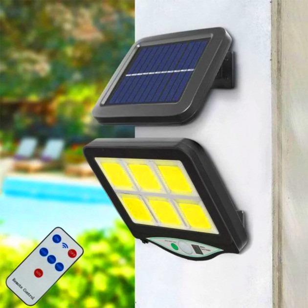 Фонарь уличный BK-128-6 COB Solar light подвесной на солнечной батарее с датчиком движения (BK-128-6) - фото 2