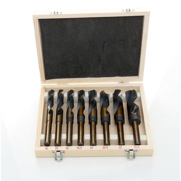 Набір кобальтових свердел TAGRED по дереву і металу 14-25,5 мм 8 шт. (TA1085)